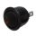 R13-112L-02-BR - kerek 20,2mm billenő kapcsoló (1-0) 6A/250V fekete piros LED 2..2,2V DC - SHIN CHIN
