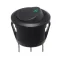   Billenő kapcsoló d=20mm 1x10A/12Vdc (1-0) zöld LED, sarus - NONAME