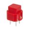   D6C40F1LFS - 0.1A/100V piros-négyzet nyomógomb - ITT CANNON