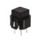 KEY-S-B - fekete-négyzet, drót-lábú nyomógomb - NONAME