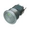   1241.6623.1122000 - vandálbiztos nyomógomb M19/D=22mm, 250VAC/3A zöld LED, 2Vdc/10mA - SCHURTER