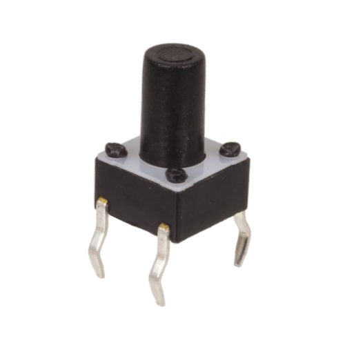 TS 695B-SMR92160 - 1 áramkör NYÁK-os mini nyomógomb záró, H=9.5mm - NONAME
