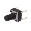 TS 695B-SMR92160 - 1 áramkör NYÁK-os mini nyomógomb záró, H=9.5mm - NONAME