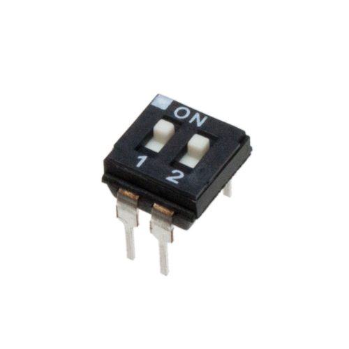 EAH102EZ - DIP-kapcsoló, 2 áramkör fekete IC-tokozás - EXCEL CELL ELECT.CO.