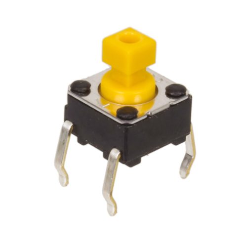 B3F-1052 - 1 áramkör NYÁK-ba ültethető mini nyomógomb záró H=7.3mm - OMRON