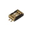 CVS-02TB - SMD DIP-kapcsoló, 2 áramkör, alacsony profil, RM=1mm - NIDEC COPAL ELECTRONICS
