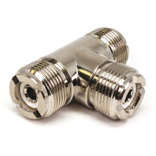 UHF PL-258-3 - UHF T-tag 3 x aljzat - NONAME