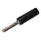 LAB-3 Spring-type Banana Plug Black