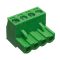   AKZ950/4-5.08-GREEN - sorkapocs 4-pólusú lengő aljzat RM2 (5.08mm) STLZ 9../4-típushoz - PTR MESSTECHNIK