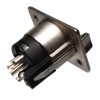 XLR 4-polig Steckdose Montierbar - DELTRON - 702-0400