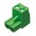 AKZ950/2-5.08-GREEN - sorkapocs 2-pólusú lengő aljzat RM2 (5.08mm) STLZ 9../2-típushoz - PTR MESSTECHNIK