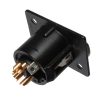 XLR 4-polig Steckdose Schwarz - NEUTRIK - NC4FP-B-1