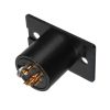XLR 4-polig Stecker Schwarz - NEUTRIK - NC4MP-B