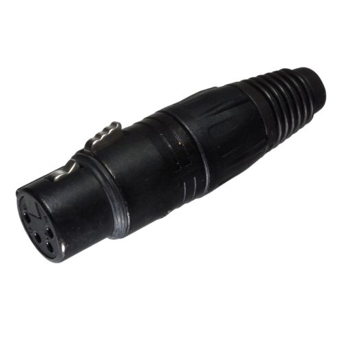 XLR 4-polig Steckdose Schwarz - NEUTRIK - NC4FX-B