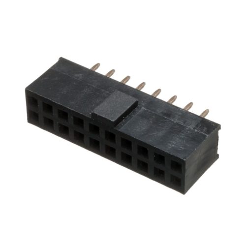 BW2-016-S850-55/P - 16-pólusú aljzat NYÁK-ba egyenes MLW-hez - E-TEC
