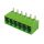 STLZ1550/6G-3.81-H-GREEN - 90° sorkapocs 6-pólusú NYÁK-os dugó RM1.5 (3.81mm) - PTR MESSTECHNIK