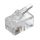850-H44-04-00 - RJ10 4-pólusú lengő telefon csatlakozó préselhető - KARSON