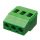 AKZ700/3-5.08-V-GREEN - NYÁK-os sorkapocs 3-pólusú RM=5.08mm zöld 19mm magas - PTR MESSTECHNIK