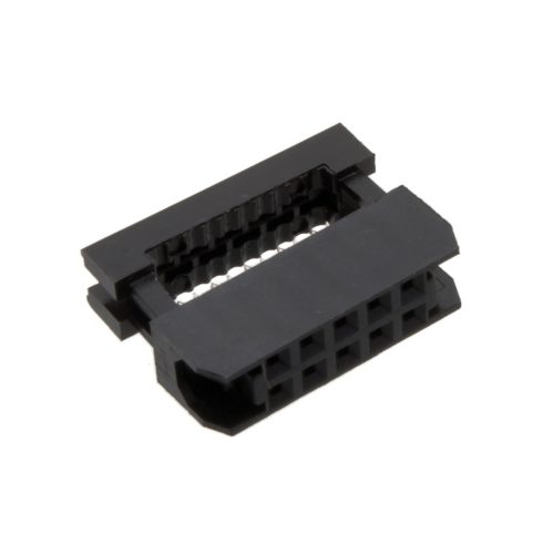 IDS-026-W200-95 - RM=2.00mm lengő IDC-aljzat 26-pólusú szalagkábeles csatlakozó törésgátló nélkül - E-TEC
