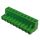 AKZ950/10-5.08-GREEN - sorkapocs 10-pólusú lengő aljzat RM2 (5.08mm) STLZ 950.10-típushoz - PTR MESSTECHNIK