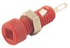 2mm banán aljzat piros - HIRSCHMANN - MBI1RED(930308101)