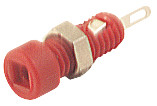 2mm banán aljzat piros - HIRSCHMANN - MBI1RED(930308101)