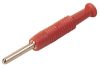 2mm Banane Stecker Rot - HIRSCHMANN - MST3RED(973509101)