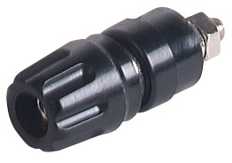 4mm Banana Socket Black - HIRSCHMANN - PKI10ABLACK(930103100)