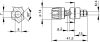 4mm Banana Socket Black - HIRSCHMANN - PKI10ABLACK(930103100)