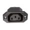   43R03.1111 - beépíthető hálózati aljzat, 250V/10A 4.8mm sarus - K+B CONNECTOR