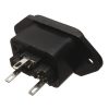 781/48/SW - beépíthető hálózati dugó, 250V/10A Nem VDE-kompatibilis forrasztható - NONAME