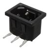 PX0575/10/PC - beültethető hálózati dugó, 250V/10A Bepattintható 1,0mm falvastagságra - BULGIN