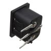 PX0575/10/PC - beültethető hálózati dugó, 250V/10A Bepattintható 1,0mm falvastagságra - BULGIN