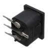 PX0575/10/PC - beültethető hálózati dugó, 250V/10A Bepattintható 1,0mm falvastagságra - BULGIN