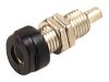 4mm Banane Steckdose Banane Schwarz - HIRSCHMANN - BUG10BLACK(930175100)