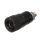 4mm Banana Socket Black - 12002SCHWARZ