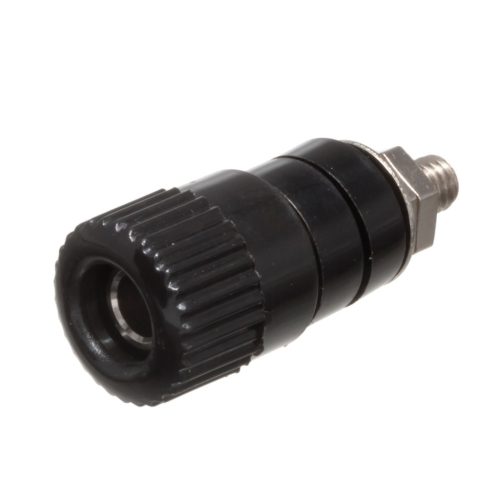 4mm Banana Socket Black - 12002SCHWARZ