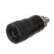 4mm Banana Socket Black - 12002SCHWARZ