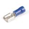   6.3 X 0.8 mm-KARS Blue Crimp Quick Connect FASTON .250 - KARSON TECHNOLOGY - KTL-016-10-00