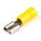   6.3 X 0.8 mm-KARS Yellow Crimp Quick Connect FASTON .250 - KARSON TECHNOLOGY - KTL-016-15-00