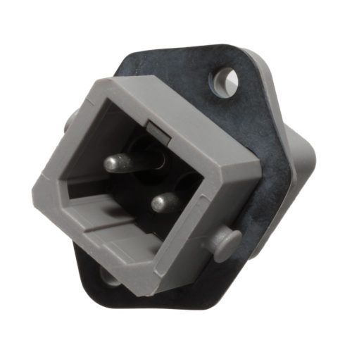 STASEI2GREY(930622106) - ipari 2+1-pólusú dugó beépíthető, szürke 250V/16Aac/10Adc IP54 - HIRSCHMANN