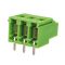   MRT5P5/3SQVE - 90° NYÁK-os sorkapocs 3-pólusú RM=5.00mm zöld 18mm magas 90°-os lábak - STELVIO