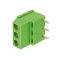   MRT5P5.08/3SQVE - 90° NYÁK-os sorkapocs 3-pólusú RM=5.08mm zöld 18mm magas 90°-os lábak - STELVIO