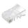 TS51 - RJ45 8-pólusú lengő telefon csatlakozó préselhető - NONAME