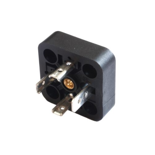 GSA3000NBLACK(932968100) - ipari 3+1-pólusú dugó szerelhető, fekete 250V/16Aac, csavarozható IP65 (Tömítéssel) - HIRSCHMANN