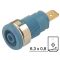   4mm Secured Socket Blue - HIRSCHMANN - SEB2620-F6.3BLUE(972356102)