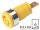 4mm biztonsági aljzat sárga - HIRSCHMANN - SEB2620-F6.3YELLOW(972356103)