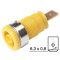   4mm Secured Socket Yellow - HIRSCHMANN - SEB2620-F6.3YELLOW(972356103)