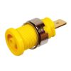 4mm biztonsági aljzat sárga - HIRSCHMANN - SEB2620-F6.3YELLOW(972356103)