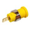4mm biztonsági aljzat sárga - HIRSCHMANN - SEB2620-F6.3YELLOW(972356103)